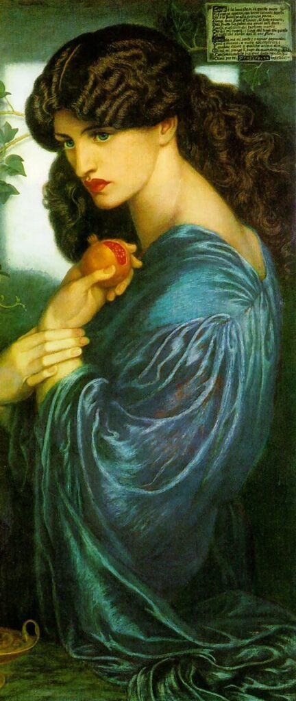 Dante Gabriel Rossetti, Persefone, 1874, Tate Britain.