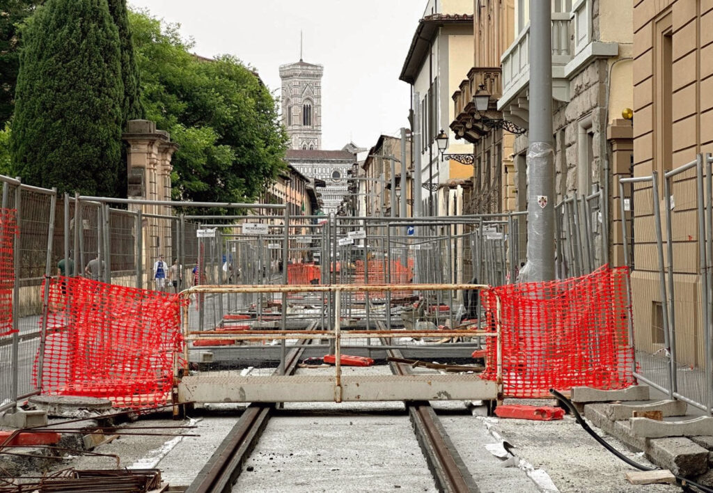 Firenze lavori tramvia